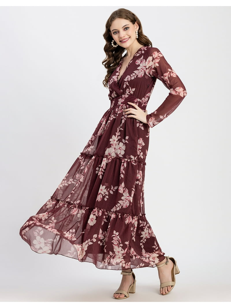 long sleeve formal gown dress Women Long Sleeve Ankle Length Formal Gowns – jkprom