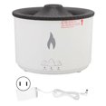 thumbnail image 1 of Flame Aromatherapy Diffuser Seajelly Atomizing Humidifier Home Humidifier with Flame Light Black Crack, 1 of 4