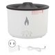 thumbnail image 1 of Flame Aromatherapy Diffuser Seajelly Atomizing Humidifier Home Humidifier with Flame Light Black Crack, 1 of 4