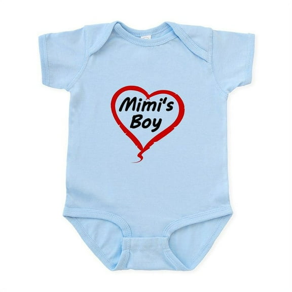 CafePress - MIMIS BOY Body Suit - Baby Light Bodysuit, Size Newborn - 24 Months