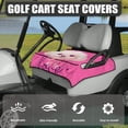 thumbnail image 3 of Whosucclay Dog Pattern Golf Cart Seat Towel Blanket, Comfort Elastic Foldable Design Durable Golf Cart Seat Protector for Club Car EZGO Yamaha, 52.36 x 32.28 inch, 3 of 7