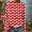 Red, variant on Abomasnow Christmas Sweaters for Women Lightweight Long Sleeve Crewneck Xmas Print Pullover Tops S-2X