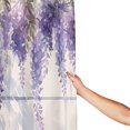 thumbnail image 3 of Shower Curtain, Lavender Blooms Window Waterproof Shower Curtain for Bathroom, Washable Bathroom Shower Curtain Set with Hooks Long Shower Curtain 72x72in Home Decor, 3 of 7