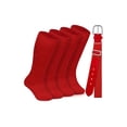 thumbnail image 1 of Chenchen Toddler Baseball Socks and Belt Combo Set Cotton Youth Baseball Softball Socks Adjustable Belt for Boys Girls, 1 of 1