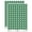 Dark Green, variant on Batting Helmet Baseball Softball 200+ Round Stickers - Light Blue - Gloss Finish - 0.50" Size