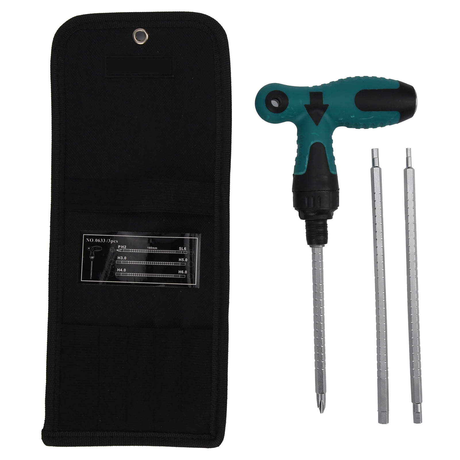 Brrnoo Industrial Supplies,T‑Type Telescopic Screwdriver Multitool