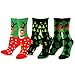 thumbnail image 3 of TeeHee Christmas and Holiday Fun Crew Socks for Women 3-Pack, 3 of 4