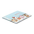 thumbnail image 1 of ""Caroline'S Treasures Feliz Navidad Villancicos Bull Terrier Rojo Alfombrilla De Ratón Multicolor 7.75X9.25 (Bb2465Mp)"", 1 of 1