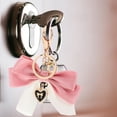 thumbnail image 2 of Miangastore Bowknot Key Ring Imitation Pearl Key Chain Lovely Backpack Pendant Bowknot Purse Charm, 2 of 8