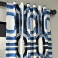 thumbnail image 5 of Mecca Blue Printed Cotton Curtain (1 Panel), Mecca Blue, 50W X 108L, 5 of 6