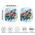 thumbnail image 4 of Bulopur Turtle Floral Car Sun Shade Windshield Prevent UV Rays Sun Protector for Car Windshield Easy to Store Front Window Sunshade Sun Visor Protector for Most Vans SUVs Trucks, 4 of 6