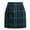 Green, variant on Npasoilc Wool Plaid Skirts for Women Casual High Waist Plaid Printed Skirt Fall Winter Pencil Bodycon Mini Skirts