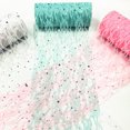 thumbnail image 1 of 1 Roll Polyester Lace Tablecloth Cloth Solid Color Trimmable Home Hotel Restaurant Table Cloth Decor Ornament Accessories, 1 of 7