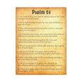 thumbnail image 1 of Scripture Walls Psalm 24 Chapter Gold Bible Canvas Christian Wall Art Ready to Hang Unframed, 1 of 7
