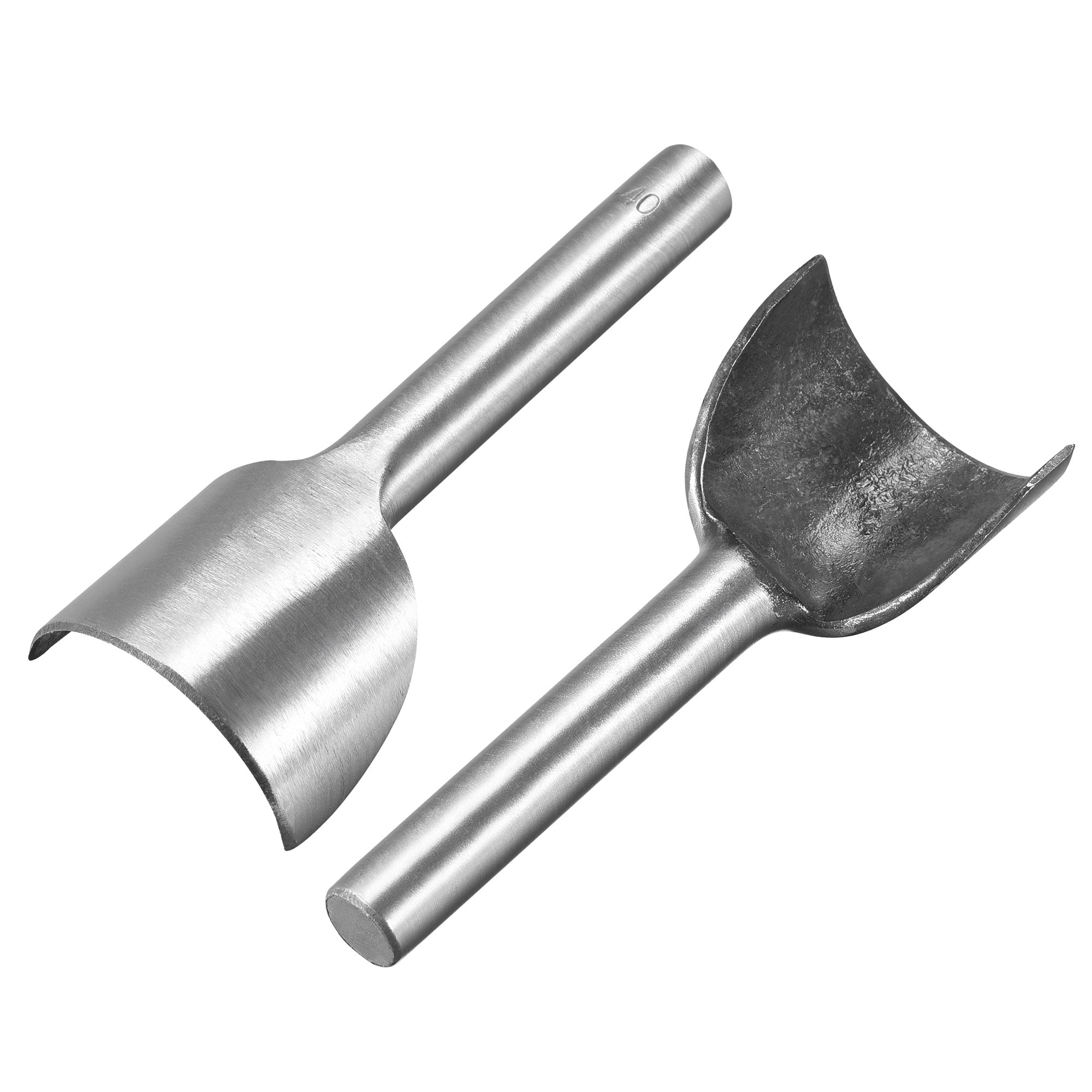 Uxcell Half-Round Leather Cutter Punch 0.39" - 1.57" Strap End Punch Tool Set 7 Pack