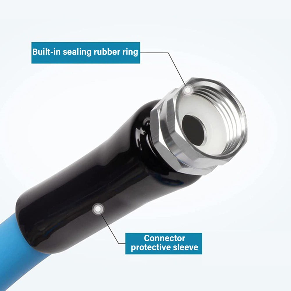 RichLink 3/4 inch Irrigation Pvc Hose 3 Meters Water Pipe for Watering Flowers and Cars