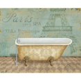 thumbnail image 3 of Brissonnet, Daphne 14x12 Black Modern Framed Museum Art Print Titled - Voyage Romantique Bath I, 3 of 5