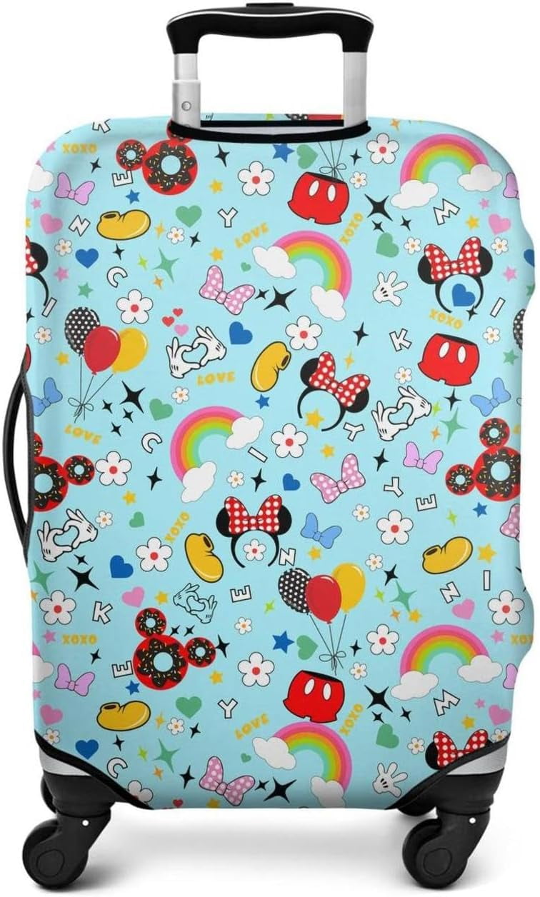 Luggage Cover Approved Travel Suitcase Protector Cute Pants Dots Bow