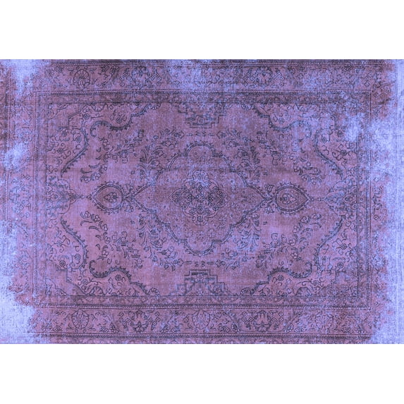 Ahgly Company Indoor Rectangle Persian Blue Traditional Area Rugs, 2' x 4'