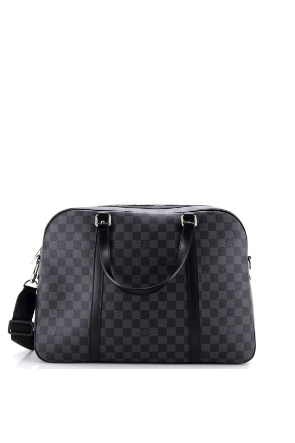 Pre-Owned Jorn Briefcase Damier Graphite By Rebag