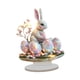 thumbnail image 3 of Figura de conejo de Pascua, decoración creativa de Pascua, coleccionable, regalo de inauguración de la casa, adorno artesanal de escritorio,, 3 of 9