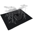 thumbnail image 1 of Drum Rug, Drum Mat, Electrical Drum Carpet Soundproof Rug Pads Drum Accessories for Electric Drums Jazz Drum Set, Gift for Drummers, Drum Accessories. 47’’ x 63’’, 1 of 5