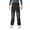 Black, variant on Fengqque Men's and Big Men's Track Pants Outdoor Sports Trousers With Drawstring And Zipper Pockets Plus Velvet