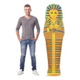 thumbnail image 3 of Cardboard People Pharaoh Sarcophagus Mummy Cardboard Cutout Standup, 3 of 3