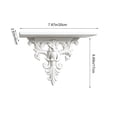 thumbnail image 3 of Gothic Wall Shelf, Owl Floating Display Shelf Halloween Wall Decor Openwork Storage Rack Decorative Organizer Vintage Gothic Accent, for Entryway Living Room Bedroom Study Halloween Decor, 3 of 7