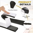 thumbnail image 3 of Weather Stripping Door Seal, 2 Rolls 2" x 5/16" Adhesive Foam Tape Seal Soundproof Insulation Strips for Door Frame Window Gaps (13 Feet Total, 6.5 Feet/Roll), 3 of 7