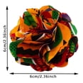 thumbnail image 5 of Groom Boutonniere Lapel Pins Wedding Corsage Suit Buttonhole flower Men Women Brooch Flowers Mariage Accessories, 5 of 5
