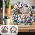 thumbnail image 2 of PEIBang Easter Acrylic Decoration for Home Office Desk Bookshelf Table Centerpiece Holiday Ornament, 2 of 6