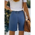 thumbnail image 4 of EMMIOL Women's High Waisted Denim Jean Shorts - Trendy Casual Jorts, 4 of 6