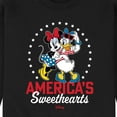 thumbnail image 3 of Disney - Americana - Americas Sweethearts - Men's Crew Neck Fleece Pullover, 3 of 5