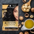 thumbnail image 3 of Schwarzkopf Keratin Color, Color & Moisture Permanent Hair Color Cream, 1.0 Jet Black, 3 of 5