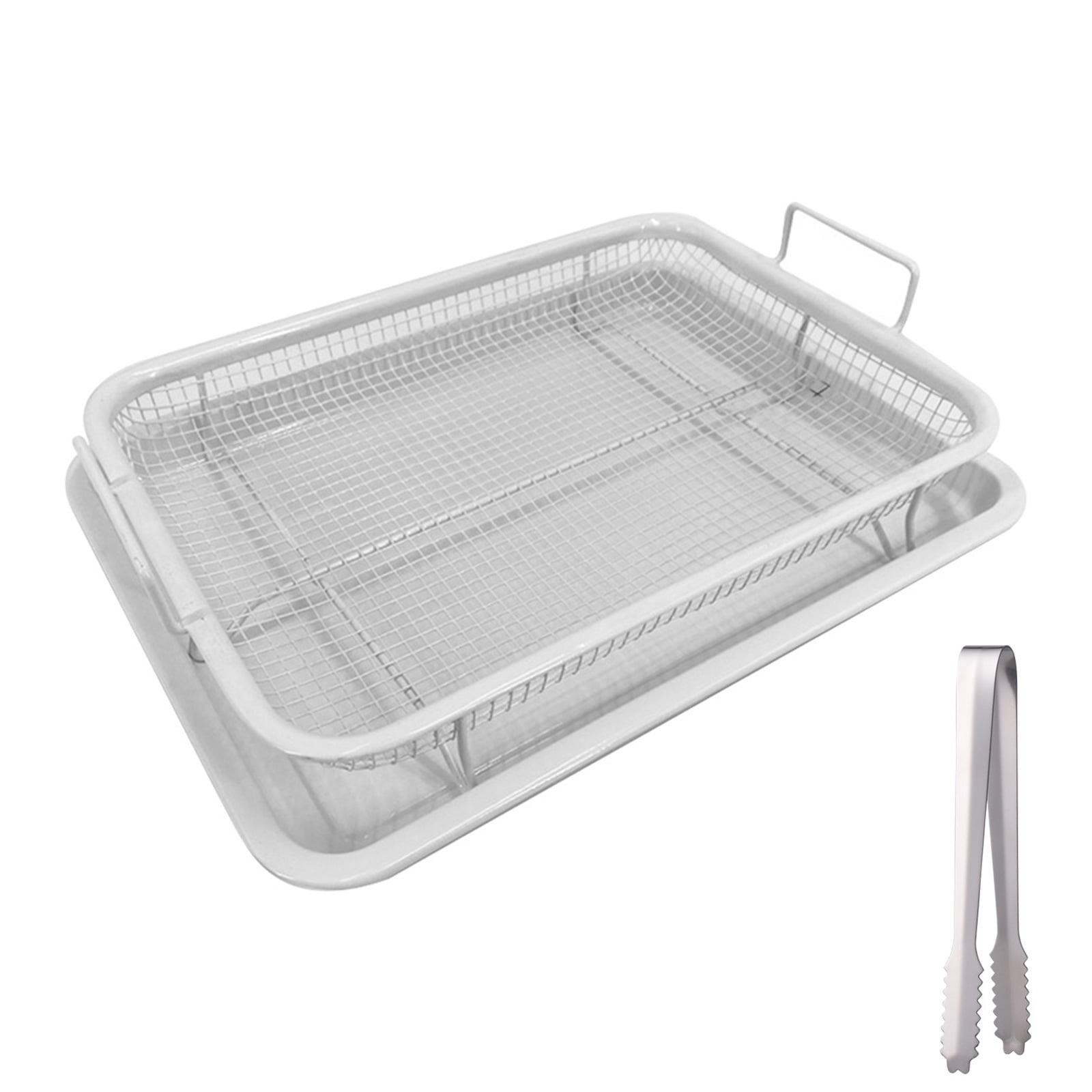 CHAMAIR Microwave Baking Tray BBQ Baskets Tools Air Fryer Accessories