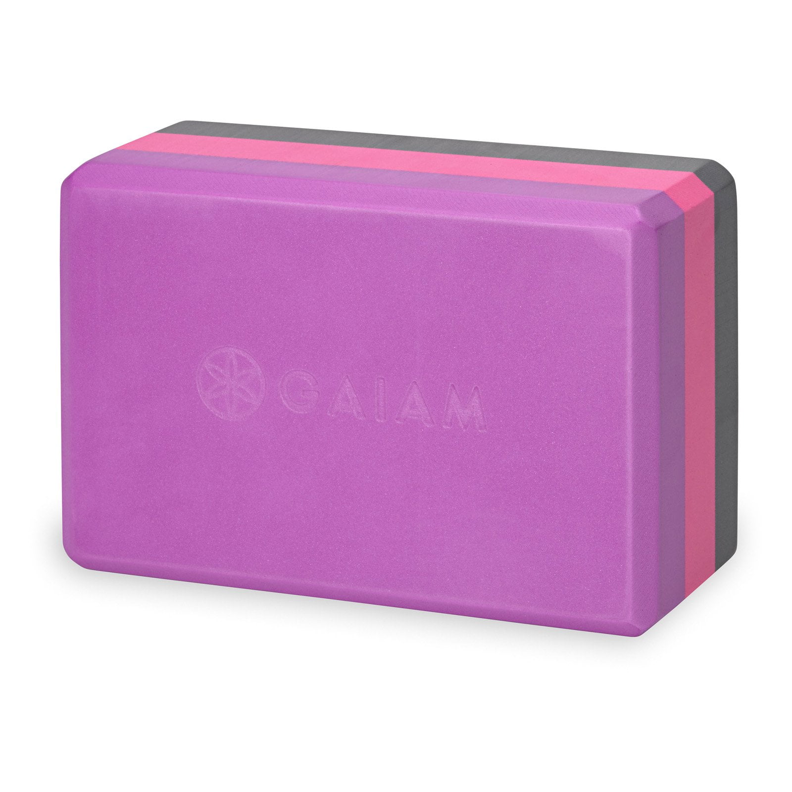 gaiam tri color yoga block