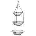 thumbnail image 1 of Moyic Cesta colgante de hierro de 3 niveles, soporte para frutas, estante de almacenamiento para habitación de verduras, cocina Organizadores de utensilios de cocina, 1 of 1