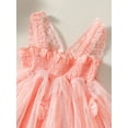 thumbnail image 6 of GXFC Toddler Girls Slip A-line Dress Kids Girls Solid Sleeveless Tulle Princess Dress Children Girls Summer Mesh One-Piece Dress 6M-4T, 6 of 8