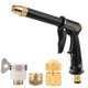 thumbnail image 2 of High Pressure Garden Hose Nozzle Heavy Duty Metal Water Spray With Adjustable Brass Nozzle Power Washer Wand For Car Washing Garden Watering Patio Cleaning, 2 of 9