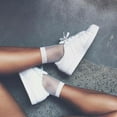 thumbnail image 3 of Charm Women Lace Fishnet Mesh Black Ankle Socks Anklet Short Socks, 3 of 5