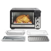 Hamilton Beach Easy View XL Air Fryer Toaster Oven with Sure-Crisp Air Fry technology, 6 Slice, 5-in-1 Countertop Oven, Black