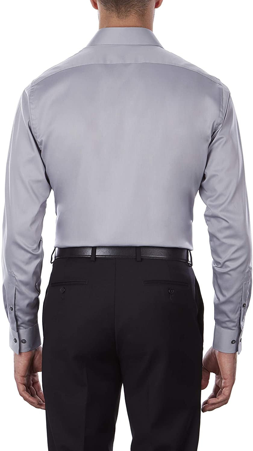 Van Heusen Mens Dress Shirt Regular Fit Flex Collar Stretch Solid -  Walmart.com