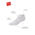 thumbnail image 2 of Hanes Originals Men's Heel Shield Socks, Moisture Wicking, 6-Pair Pack, 2 of 8