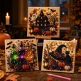 thumbnail image 4 of Halloween Ghost Pearl Art DIY Kit, Spooky Cute 3D Diamond-Painting Crafts for Adults, DIY Fall Home Decor Wall Art, Beginner DIY Seasonal Party Gift Great Halloween Decorations Gifts, 4 of 7