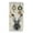 Off-White, variant on Pocket Watch Rabbit Pattern Large Zipper Womens Wallet (Cream) Faux Leather, Adult