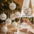 thumbnail image 6 of Miwamany Christmas Ball Ornaments 6 Pack, 6cm Large Glitter Christmas Tree Balls Shatterproof, Hanging Baubles for Xmas Tree Holiday Party Home Decor, Christmas Decorations Indoor, 6 of 7