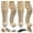 Type D, variant on 4 Inch / 10 cm Wooden Furniture Legs, LAVANE Set of 4 European Style Solid Wood Carved Unfinished Replacement Feet for DIY Cabinet Sofa Couch Ottoman TV Stand Wardrobe Dresser Loveseat