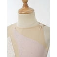 thumbnail image 4 of TSSOE Kids Girls Ballet Dance Dress Leotard Sleeveless Figure Ice Skating Dress Performance Dancewear Pink 8, 4 of 7