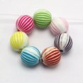 thumbnail image 3 of U8MO 500 White with Mixed Color Acrylic Corrugated Ball Spacer Beads 6mm Craft DIY, 3 of 7